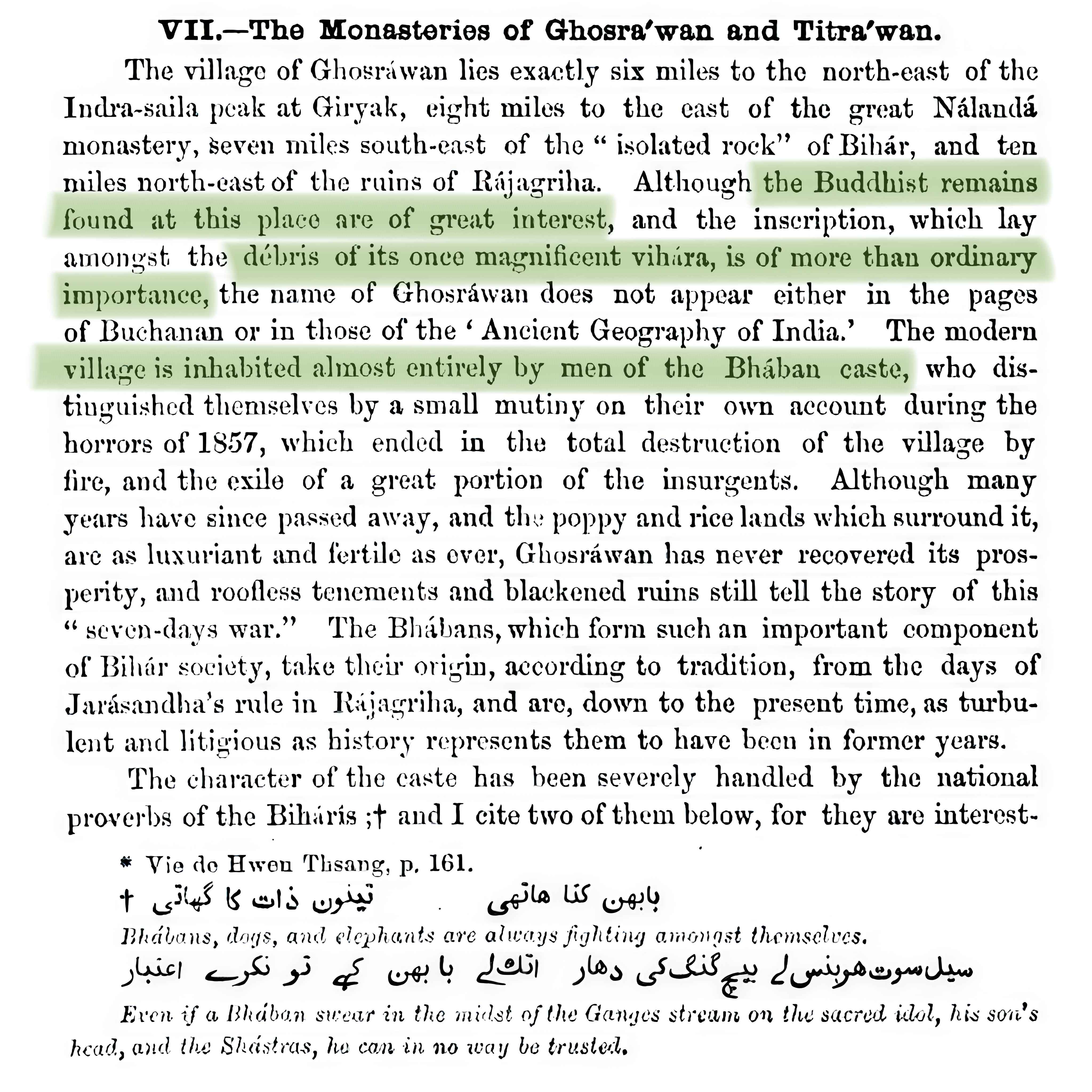 Historical Testimony