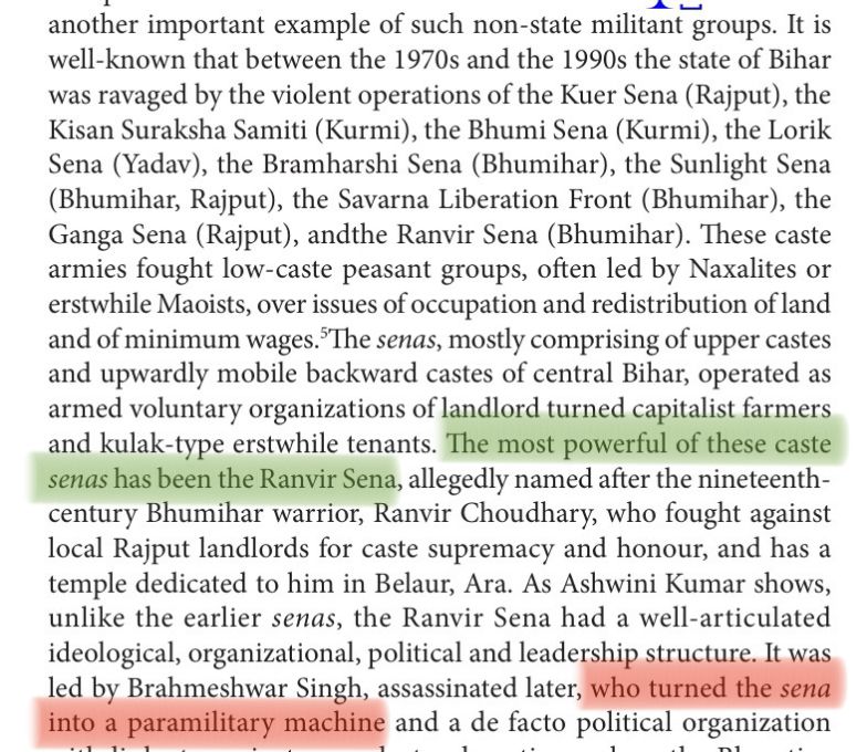 Ranvir Sena structure